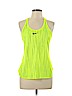 Nike 100% Polyester Yellow Active Tank Size L - photo 1
