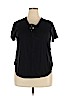 Avenue Black Short Sleeve Top Size 18 - 20 Plus - photo 1