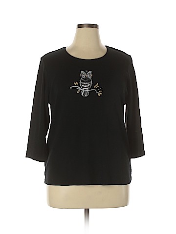 Karen Scott 3/4 Sleeve T-Shirt (view 1)