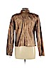 MICHAEL Michael Kors 100% Polyurethane Gold Faux Leather Jacket Size 10 - photo 2