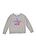 Gap Kids Graphic Stars Gray Sweatshirt Size 6 - 7 - photo 1