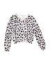 The Children's Place 100% Cotton Animal Print Gray Cardigan Size 7 - 8 - photo 1