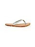 Cat & Jack Silver Flip Flops Size 13 (kids) - photo 1