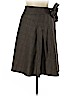 Lida Baday 100% Wool Brown Wool Skirt Size 6 - photo 1