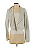 Illia 100% Leather Ivory Leather Jacket Size 2 - photo 1