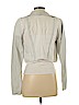Illia 100% Leather Ivory Leather Jacket Size 2 - photo 2