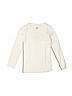 Tea 100% Cotton Solid White Long Sleeve T-Shirt Size S (kids) - photo 1
