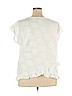Ann Taylor LOFT White Short Sleeve Top Size XXL - photo 2