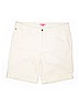 Woman Within White Denim Shorts Size 22 - photo 1