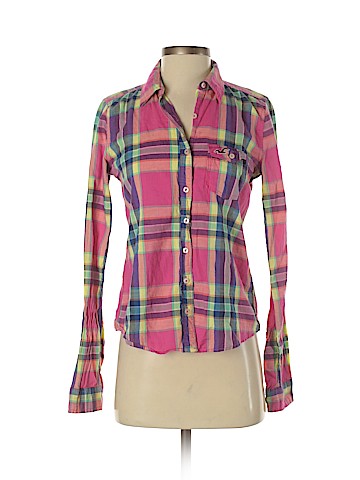 Hollister Long Sleeve Button-Down Shirt (view 1)