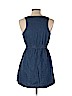 Derek Heart 100% Cotton Blue Casual Dress Size L - photo 2