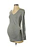 Gap - Maternity 100% Cotton Gray Long Sleeve T-Shirt Size M - photo 1
