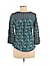Lucky Brand Teal 3/4 Sleeve Top Size M - photo 2