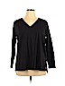 Lands' End 100% Supima Cotton Black Long Sleeve T-Shirt Size 1X - photo 1