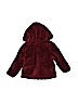 Old Navy 100% Polyester Solid Burgundy Fleece Jacket Size 18-24 mo - photo 2