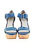 Donald J Pliner Blue Wedges Size 10 - photo 2