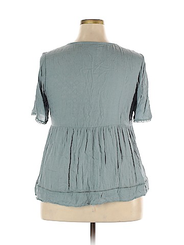 Pink Rose Short Sleeve Top (view 2)