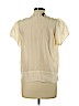 Stella McCartney 100% Silk Ivory Short Sleeve Silk Top Size EU 44 / US 14 - photo 2