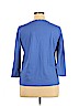 Talbots 100% Pima Cotton Blue 3/4 Sleeve T-Shirt Size XL - photo 2