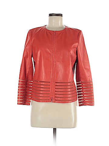 Lafayette 148 New York Leather Jacket (view 1)