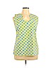 Katherine Way Green Sleeveless Blouse Size XL - photo 1