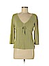 BCBGMAXAZRIA Green Long Sleeve Top Size M - photo 1
