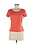 Lafayette 148 New York Orange Short Sleeve T-Shirt Size M - photo 1
