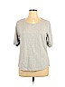Talbots Gray Short Sleeve T-Shirt Size XL - photo 1