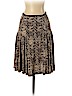 Diane von Furstenberg 100% Silk Brown Silk Skirt Size 2 - photo 1