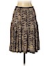Diane von Furstenberg 100% Silk Brown Silk Skirt Size 2 - photo 2