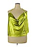 Boohoo Boutique 100% Polyester Green Sleeveless Blouse Size 18 - photo 1