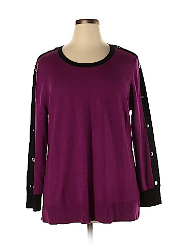 JM Collection Pullover Sweater (view 1)