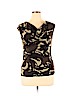 MICHAEL Michael Kors Black Sleeveless Top Size L (petite) - photo 1