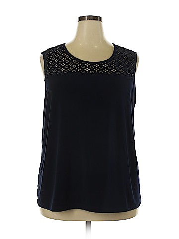 Carmen Carmen Marc Valvo Sleeveless Top (view 1)