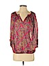 Ann Taylor LOFT 100% Polyester Pink 3/4 Sleeve Blouse Size XXS (petite) - photo 1