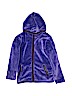 Lands' End 100% Polyester Purple Zip Up Hoodie Size 6X - 7 - photo 1