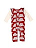 Tea Print Red Long Sleeve Outfit Size 3-6 mo - photo 1