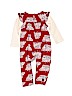 Tea Print Red Long Sleeve Outfit Size 3-6 mo - photo 2