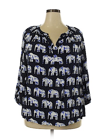 Crown & Ivy 3/4 Sleeve Blouse (view 1)