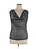 Assorted Brands Silver Sleeveless Top Size XL - photo 1