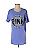 Victoria's Secret Pink 100% Cotton Blue Short Sleeve T-Shirt Size S - photo 1
