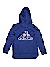 Adidas 100% Polyester Blue Pullover Hoodie Size 10 - 12 - photo 1