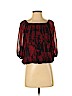 Vince Camuto 100% Polyester Red 3/4 Sleeve Blouse Size XS (petite) - photo 1