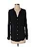 Forever 21 Black Long Sleeve Blouse Size S - photo 1