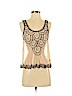 W118 by Walter Baker 100% Polyester Tan Sleeveless Blouse Size S - photo 1
