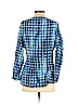 Babette 100% Polyester Blue 3/4 Sleeve Button-Down Shirt Size S - photo 2