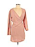 Topshop 100% Polyester Pink Casual Dress Size 8 - photo 1