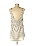 Alice + Olivia 100% Silk Tan Cocktail Dress Size 6 - photo 2