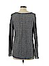 Delia's Gray Long Sleeve Top Size L - photo 2