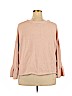Knox Rose 100% Polyester Pink Pullover Sweater Size XL - photo 2